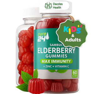 Gummies de sureau bio à <span class=keywords><strong>prix</strong></span> d'usine, extrait de fruit de sureau pour enfants, halal, pour la mobilité articulaire - Product Image 1