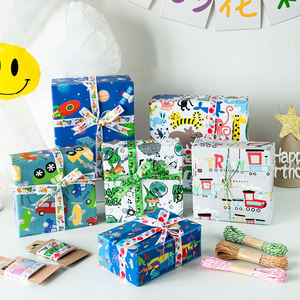 Wholesale High Quality Birthday <b>Tissue</b> Rolls Children s Day Cartoon Packaging <b>Wrapping</b> <b>Paper</b> Roll Uperior Craftsmanship - Product Image 6