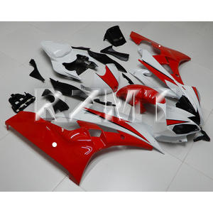 ชุดแฟริ่งรถมอเตอร์ไซค์ YAMAHA YZF R6 ปี 2006-2007 YZF-R6 YZF600  วัสดุ ABS ฉีดขึ้นรูป ชิ้นส่วนตัวถังแบบกำหนดเอง ชุดแฟริ่ง Y0607-109a - Product Image 5