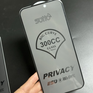 Protection d'écran anti-espion ESD 300cc pour téléphone, accessoires téléphoniques antistatiques pour Android, verre trempé de confidentialité pour <span class=keywords><strong>iPhone</strong></span> 17 Pro - Product Image 5
