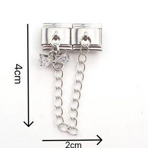 Italian Style Modular Bracelet Pendant Series Personalized Assembly Chain with Tail Hook Fashionable <b>Charm</b> Jewelry - Product Image 6
