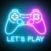 Enseigne néon LED personnalisée pour salle de jeux, décoration RGB, lumière néon murale pour salle de jeux