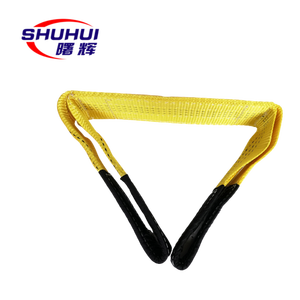 Eslinga de cincha redonda y suave de 5 toneladas con doble hebilla para grúa, producción de fábrica - Product Image 5