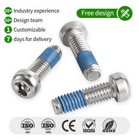 Vis de sécurité JSCREW personnalisées, anti-effraction, de forme spéciale, en nylon plaqué zinc, certifiées CE, vis antivol