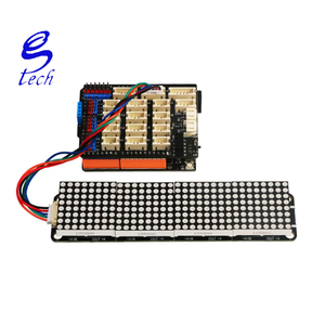 Module d'écran matriciel à points 8x32 de haute qualité, marque originale, lumière rouge, avec puce MAX7219, interface Ph2.0, noir, 5V - Product Image 5