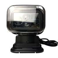 ABS noir télécommande sans fil Led recherche lumière 60w hors route led travail lumière pour voiture bateau camping chasse Led528