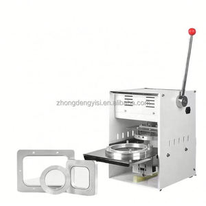 Manual Heat Sealing Machine for Plastic Small Cups & Aluminum <b>Foil</b> <b>Containers</b> - Suitable for Yogurt, Honey, Sauces, Jelly - Product Image 3