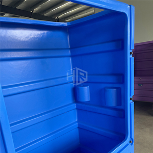 Carro de Ropa de Lino con Moldeo Rotacional de Foshan para Hotel, Hospital, Carro de Lavandería Comercial con 4 Ruedas Silenciosas - Product Image 3