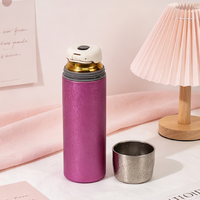 Bouteille d'eau portable pour voiture, isolée sous vide à double paroi en titane pur à 99,9 %, 12 h chaudes, 24 h froides