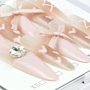 Yelix personalizar privado largo personalizado suave Gel Prensa en puntas de <span class=keywords><strong>uñas</strong></span> postizas acrílico múltiples estilos accesorios Stiletto <span class=keywords><strong>uñas</strong></span> postizas - Product Image 3