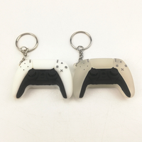 Porte-clés de style dessin animé Data Frog pour Playstation 5, accessoires de jeu, cadeau, porte-clés PS5