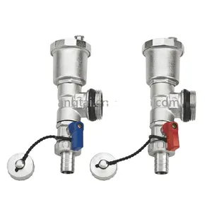 China Manifold Fill And Drain Valve Pair With Auto Air Vent