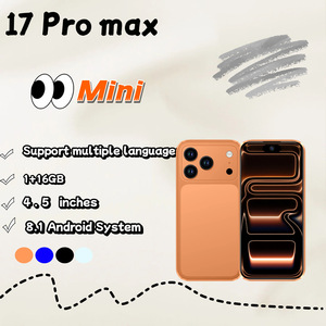 Teléfono Inteligente 17 Pro Max Mini de 4.5 Pulgadas, Android 3G, Doble SIM, 1GB+16GB, WIFI, Teléfono Móvil Compacto, Play Store, <span class=keywords><strong>Europa</strong></span>, América, África - Product Image 2