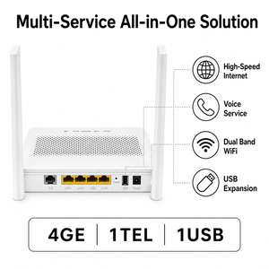 Hot Selling Small Type 5 Lights EG8145V5 Dual‑Band WiFi5 Optical <b>Modem</b> GPON ONU For FTTH Home Broadband Network - Product Image 4