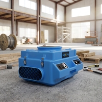 Purificateur d'air industriel 800 CFM avec filtre à charbon actif, purificateur d'air robuste pour usine de fabrication, atelier
