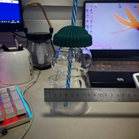 Nouvelle tasse à paille en verre Bearista 2026, cadeau de Noël, tasse à café en verre en forme d'ours avec paille