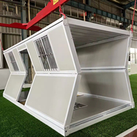Maison mobile préfabriquée, étanche, 20 pieds, 40 pieds, pliable, extensible, conteneur habitable, énergie solaire, Casa