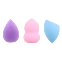 Lot de 3 éponges de maquillage en silicone personnalisées – Sans latex, super douces, outils de beauté professionnels