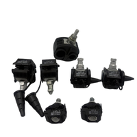 Conector Eléctrico JJC-1, Carcasa de Latón y Nylon, Conector de Perforación de Aislamiento a Tierra para Aplicaciones de Ingeniería Eléctrica, 1000V