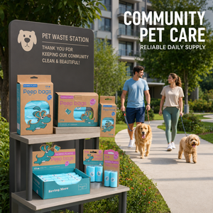 Factory Direct OEM ODM EPI Oxo PE Dog Waste <b>Bags</b> Strong <b>Bags</b> for Pet Shops Custom Print Size Packaging - Product Image 6