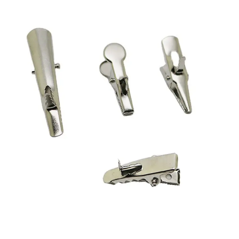 2.5cm 3cm 4.5cm Mini duy nhất prong kim loại cá sấu Clip với thanh thép gai để đính kèm quyến rũ DIY Giáng sinh Phụ kiện tóc