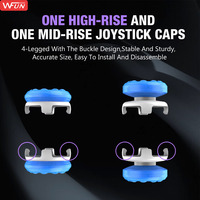 Capuchon de protection antidérapant et résistant à l'usure pour manette de jeu PS4/PS5/Switch Pro, en silicone, pour joystick.