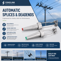Embouts et raccords automatiques pour lignes de transmission aériennes, accessoires de conducteurs en alliage d'aluminium, matériel pour lignes électriques