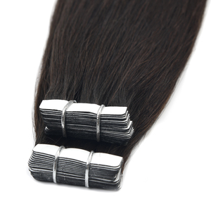 Extensions de cheveux à bandes adhésives ultra-fines K.S WIGS, 100% cheveux humains Remy chinois, pré-coupées, faciles à installer - Product Image 1