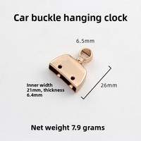 Porte-clés de voiture en alliage de zinc avec pendentif fer à cheval et crochet anti-perte pour usage universel - Marque Tide, vente en gros, nouveaux accessoires DIY