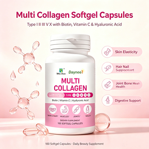 Capsules de collagène Winstown avec biotine et acide hyaluronique pour soutenir la santé de la peau, des articulations, des os et de l'appareil digestif - Product Image 3