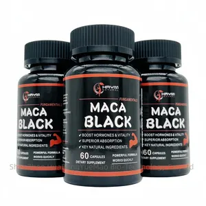 Alta Qualidade OEM Maca Raiz Extrato de Ginseng Cápsula Maca Pills Botas Homem Saúde Energia Enhancement manter equilíbrio hormonal