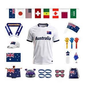 Coupe du Monde de Football 2026 Canada Mexique États-Unis Australie Fans Personnalisé Léger Maille Respirante Séchage Rapide Polyester Écologique - Product Image 2