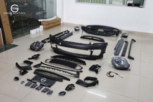 Kit carrosserie R56 pour BMW <span class=keywords><strong>MINI</strong></span> R56 R55, comprenant pare-chocs avant <span class=keywords><strong>JCW</strong></span>, pare-chocs arrière, jupes latérales, phares avant, feux arrière et spoiler - Product Image 6