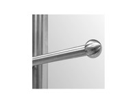 Embout sphérique plein en acier inoxydable 316/304 de haute précision pour trous aveugles, idéal pour rampes d'escalier, balcons, jardins et centres commerciaux - OEM/ODM