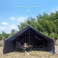Tente de camping gonflable automatique très vendue, tente pneumatique épaisse et imperméable à montage rapide pour la randonnée, le camping familial en extérieur