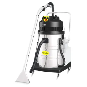 80L high capacity carpet sofa auto scrubber commercial vacuum cleaner factory hotel special cleaning machine steam cleaner press