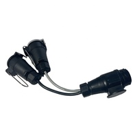 Pièces de remorque Autone TC2083 adaptateur de remorque 12V / 7 broches à 13 broches avec prise et prises