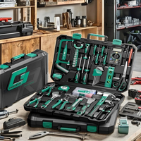 Juego Completo de Herramientas para el Hogar para Reparaciones Diarias, Mandril para Electricista, Juego de Herramientas Eléctricas para el Hogar, Juego Completo de Reparación Combinado