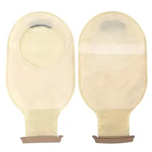 Two-piece Colostomy Bag Y4401 Tawny Medical Consumables Material Colostomy Bag Tea CE Medical Materials & Accessories 7 Days