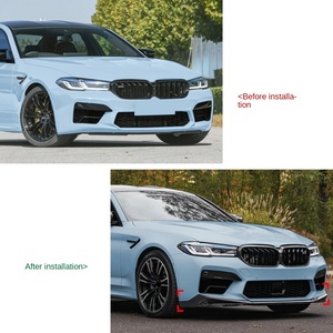 ชุดแต่งกันชนหน้า AMP-Z สำหรับรถยนต์ BMW ซีรีส์ 5 M5 F90 LCI ปี 2021-2024  วัสดุ ABS ติดตั้งด้วยสกรู รุ่น AMP-Z-5 ซีรีส์ 5 M5 F - Product Image 5
