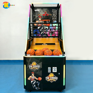 Máquina de Baloncesto Electrónica de Lujo para Interiores, Operada con Monedas, Equipo de Tiro al Aro - Product Image 4