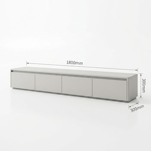 Meuble <span class=keywords><strong>TV</strong></span> en bois écologique au design moderne et personnalisable avec rangements pour ferme, hôtel, salon, chambre à coucher <span class=keywords><strong>65</strong></span> pouces et plus - Product Image 4