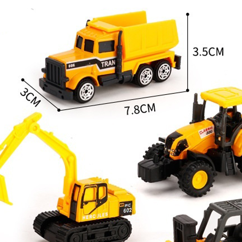 Children's farmer car toy set 1-3 years old boy toy metal car engineering car model excavator