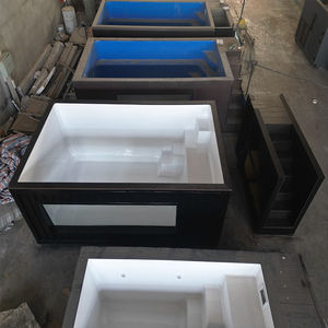 Piscina comercial al aire libre sobre el suelo, piscina de fibra de vidrio en contenedor, equipo de masaje y accesorios para spa en venta - Product Image 5