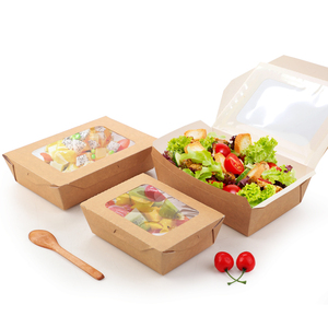 Tazón de Papel Kraft Desechable Impreso de 500 ml, 750 ml, 1000 ml, 1300 ml, 1500 ml para Llevar Sopa o Ensalada con Tapa (Personalizable) - Product Image 6