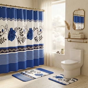 Ensemble de literie imprimée 32 pièces « Room in a Bag » pour toutes les saisons, avec accessoires de bain et rideaux, solution tout-en-un, disponible depuis notre entrepôt local aux États-Unis - Product Image 3