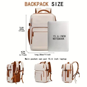 Nouveau sac à dos pour ordinateur portable professionnel de grande capacité avec compartiment à chaussures, bretelles réglables et plusieurs poches pour les voyages - Product Image 3
