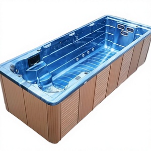 Jacuzzi Exterior Contemporáneo con Control Balboa, Material Acrílico, Diseño Independiente, Spa de Masaje para 4 Personas, Ideal para Villa o Gimnasio - Product Image 1
