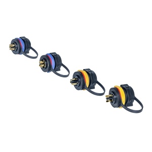 M16 Zelfsluitende <span class=keywords><strong>2</strong></span>/3/4-Core Ip67 Waterdichte Luchtvaart Connector Paneel Mount Kabel Kale Koperen Geleider Voor Motorfiets Computer - Product Image 3