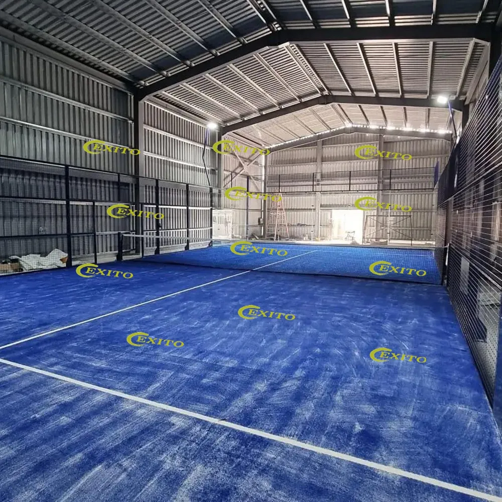 Cubierta profesional EXITO para techo de pista de pádel, pista de tenis de Pádel panorámica con techo